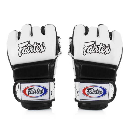 MMA GLOVES FAIRTEX FGV17 &quot;Super Sparring&quot; (white_black) &quot;K&quot;