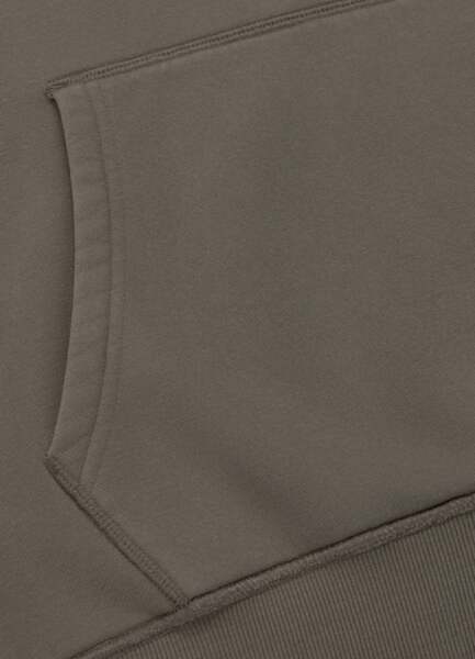 Bluza z kapturem PIT BULL Washed "ORLANDO" - oliwkowy