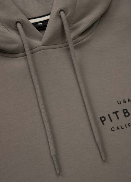 Bluza męska z kapturem PIT BULL "SAMPSON" - szarobrązowy
