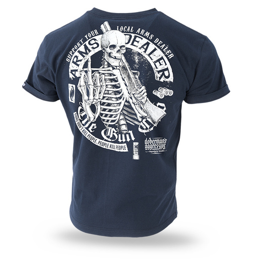 Dobermans Aggressive &quot;Arms Dealer TS304&quot; T-shirt - navy blue