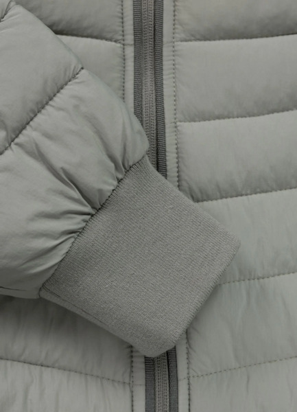 Kurtka zimowa PIT BULL pikowana z kapturem "NAYLOR" - szałwiowy