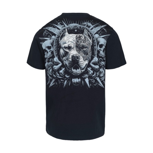 PIT BULL "WORLD" men's t-shirt - navy blue