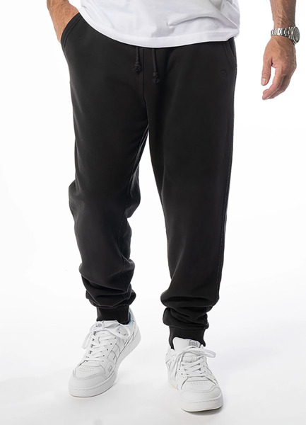 Spodnie dresowe washed PIT BULL "HACKETT" - ciemny grafit