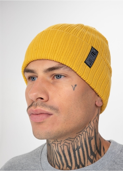 Winter hat PIT BULL "Silvas '21" - yellow