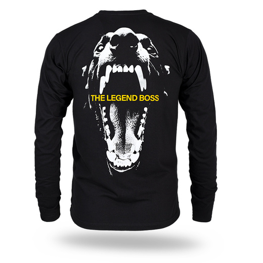 Longsleeve Dobermans Aggressive "MOUTH LS391" - czarny