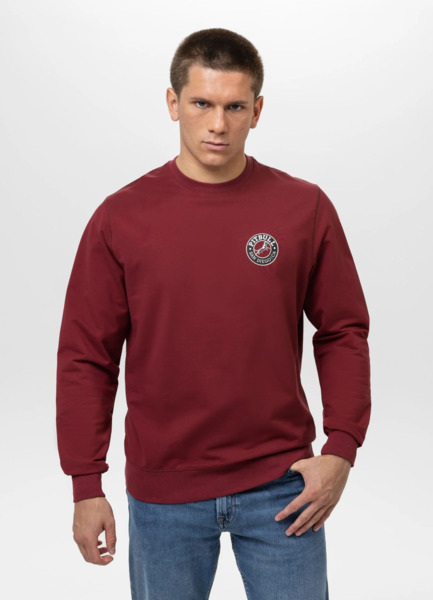 Bluza męska PIT BULL "SAN DIEGO CA" - bordowy