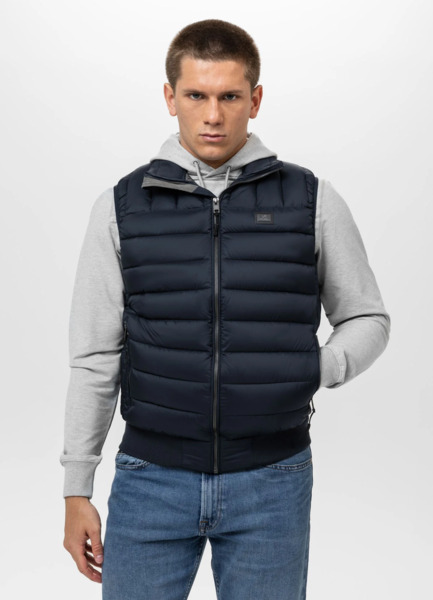 PIT BULL &quot;GRANGER II&quot; quilted vest - navy blue