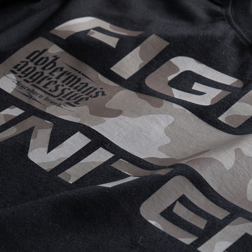 Dobermans Aggressive FIGHT UNITED TS339 T-shirt - black