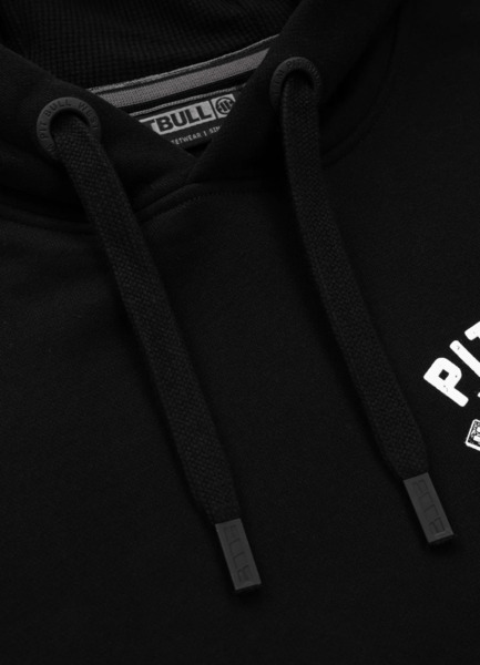 Bluza męska z kapturem PIT BULL "HERO" - czarny
