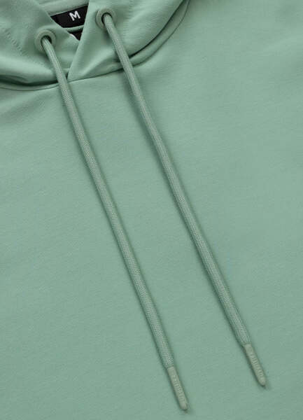 Bluza z kapturem PIT BULL "SMALL LOGO NUGGET" - miętowy