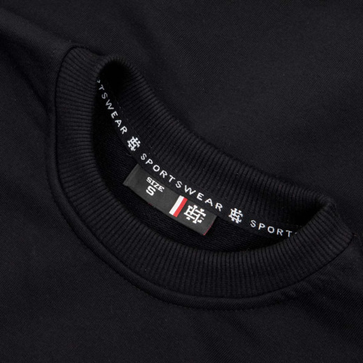 Bluza klasyczna Extreme Hobby "HASHTAG"- czarna
