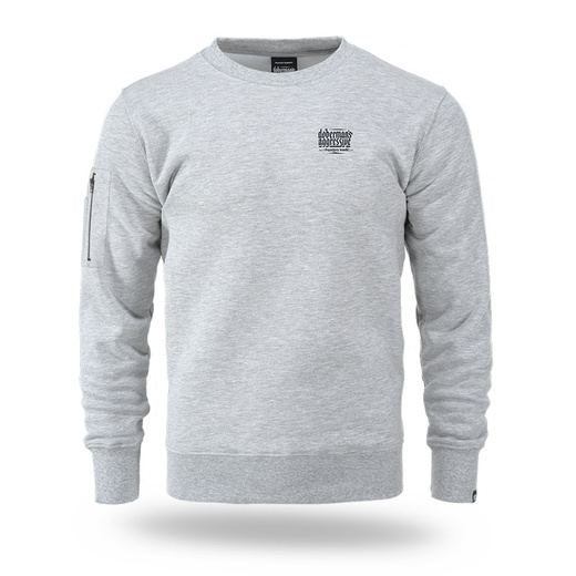 Bluza Dobermans Aggressive "BASIC LOGO" BCK357 - szara