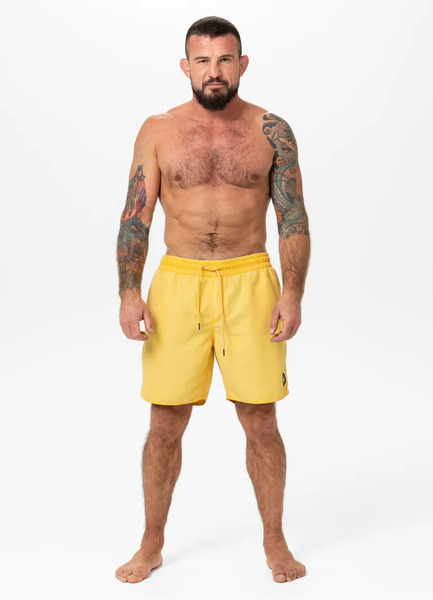 PIT BULL &quot;BALFOUR&quot; men&#39;s swimming shorts - yellow