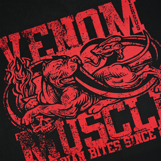 Koszulka Pretorian "Venom vs Muscle" - czarna