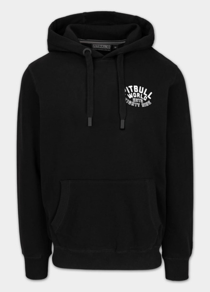 Bluza męska z kapturem PIT BULL "HERO" - czarny