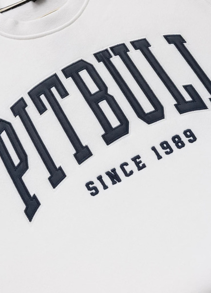 PIT BULL "NORTON" sweatshirt - off-white