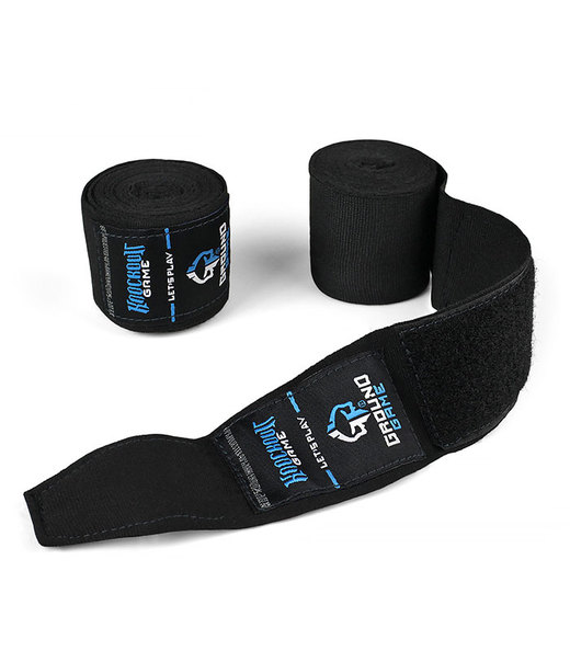 Boxing bandage Ground Game &quot;Classic&quot; 4 m - black