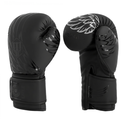 Rękawice bokserskie MASTERS ''RPU-BLACK-EAGLE'' - czarne