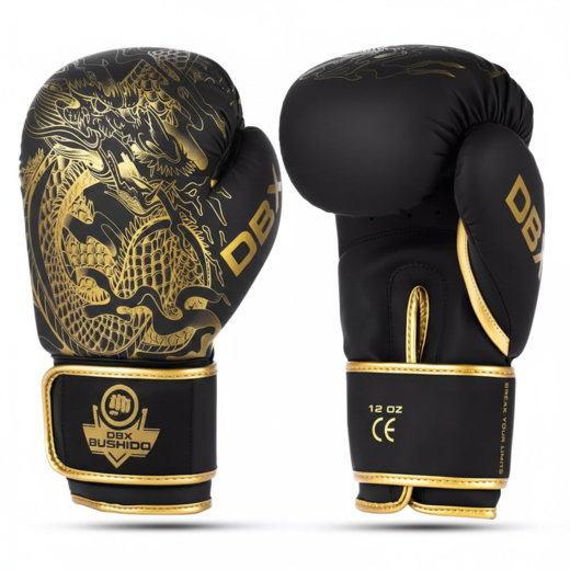  Rękawice bokserskie Bushido "Gold Dragon"