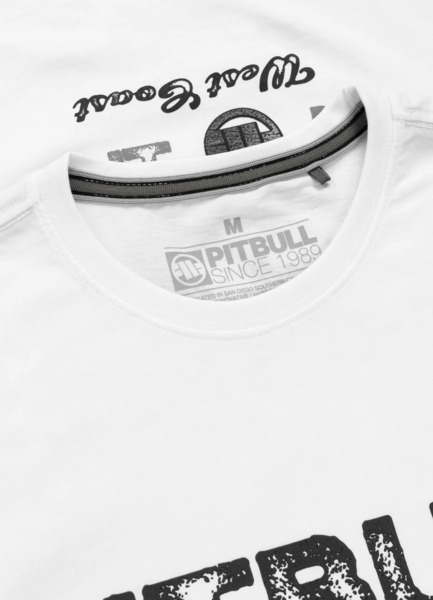 PIT BULL "PROTECTOR" men's t-shirt - white