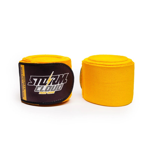 StormCloud HWX-R PREMIUM boxing bandage wraps 4.5 m - yellow