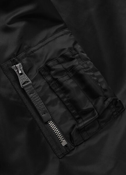 Kurtka bomberka przejściowa PIT BULL "MA-1 AKRON" - czarny