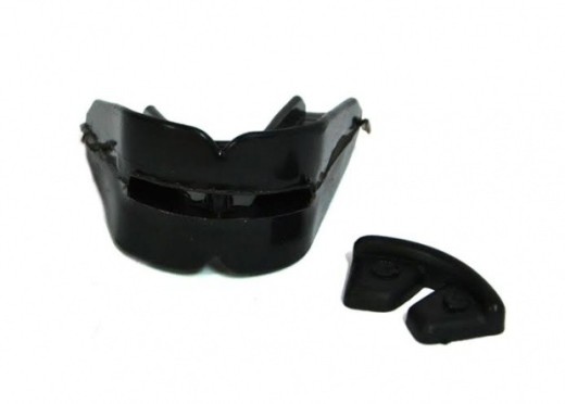 Ochraniacz na zęby szczękę podwójny Masters OZ-3 - czarna