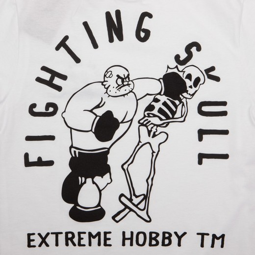 T-shirt Extreme Hobby &quot;Fighting Skull&quot; &#39;21 - white
