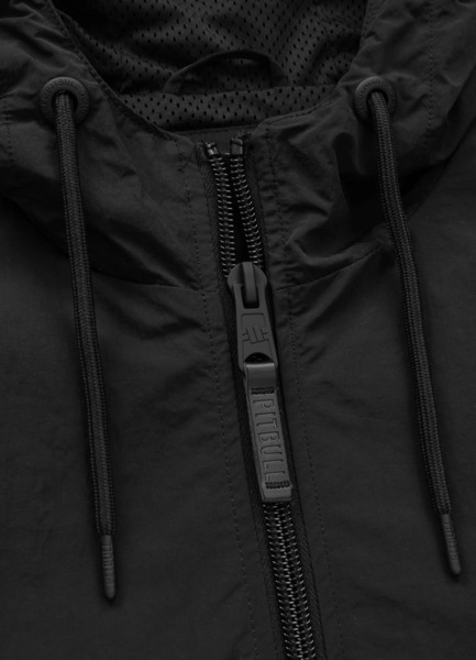 Men&#39;s transitional jacket with hood PIT BULL &quot;STEIN&quot; - burgundy