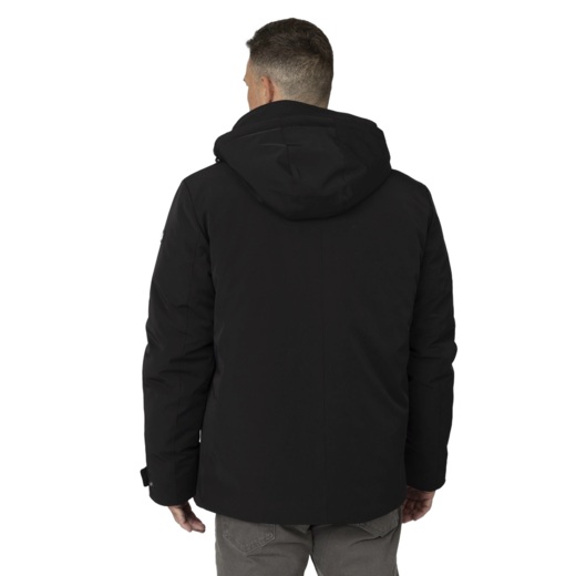 Kurtka zimowa parka z kapturem PIT BULL "HANCOCK" - czarny
