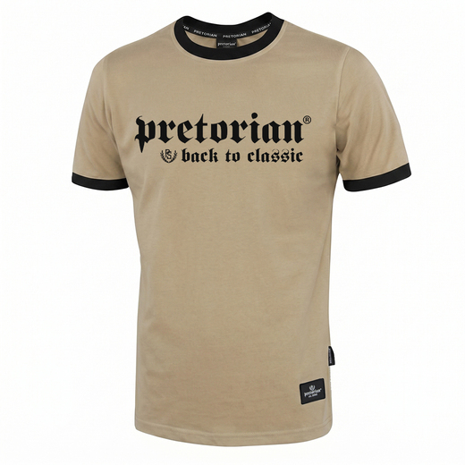 Pretorian Ringer "Back to classic" T-shirt - sand