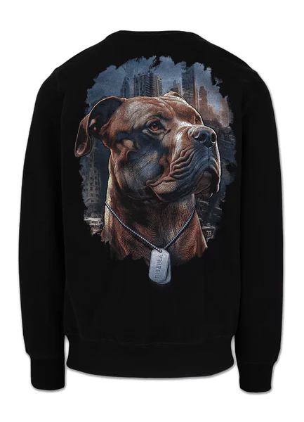 PIT BULL "HERO" men's sweatshirt - black