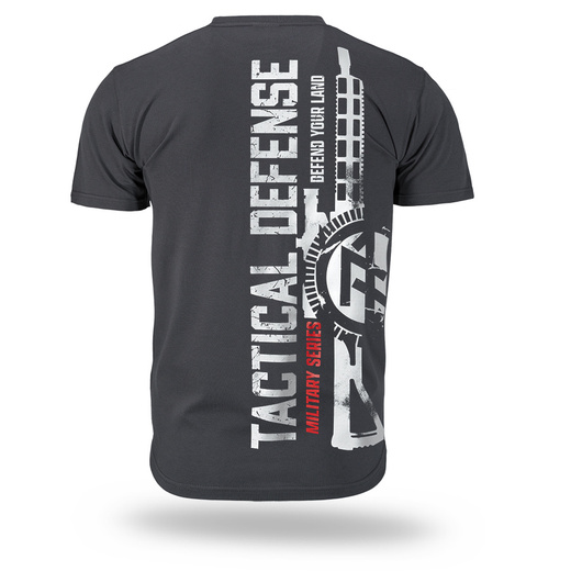 Koszulka T-shirt Dobermans Aggressive "TACTICAL DEFENSE TS399" - grafitowy