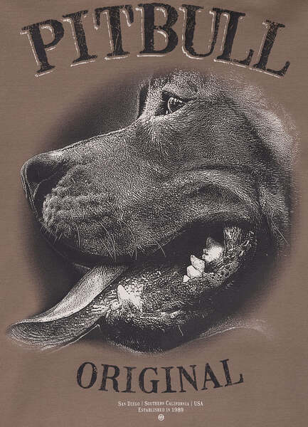 Bluza z kapturem PIT BULL "MIDNIGHT" - brązowy