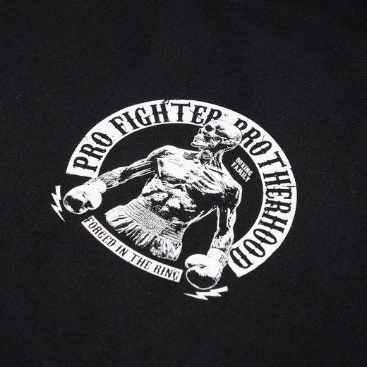 Bluza z kapturem Dobermans Aggressive "PRO FIGHTER BK414" - czarna