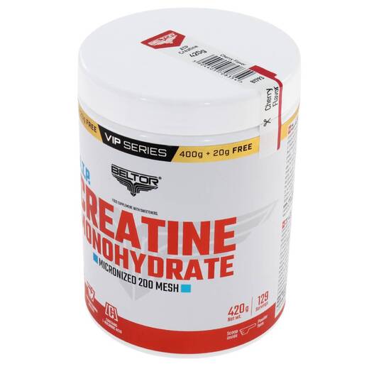 Kreatyna monohydrat Beltor Creatine Monohydrate ATP 420 g. VIP SERIES ! (400g + GRATIS 20g) - wiśnia
