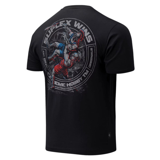 Koszulka T-shirt Extreme Hobby "WRESTLING" - czarny
