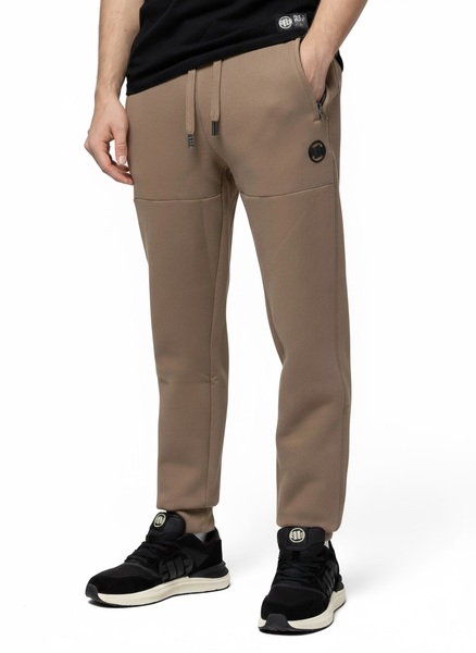 Spodnie dresowe PIT BULL "SMALL LOGO HD" - brązowy