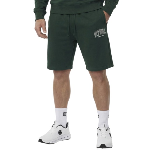 PIT BULL "BADGER" Men's Sweat Shorts - Dark Green