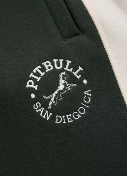 Spodnie dresowe PIT BULL "SAN DIEGO CA" - ciemny zielony