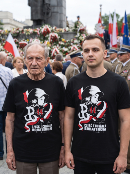 Koszulka Patriotyczna "Cześć i Chwała Bohaterom"