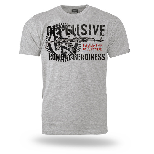 Koszulka T-shirt Dobermans Aggressive "Combat Readiness TS416" - szara