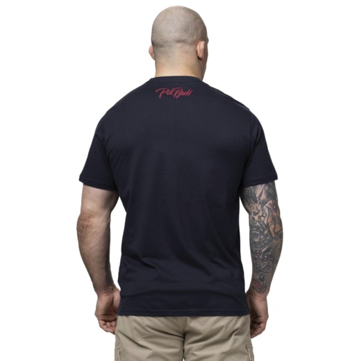 Koszulka męska PIT BULL "EL JEFFE" - ciemny granatowy