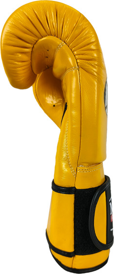 Rękawice bokserskie skórzane Masters RBT-MEX - żółte 12oz 