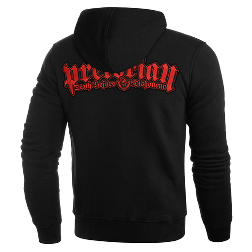 Hoodie ZIP Pretorian "Shield Honour - Red"