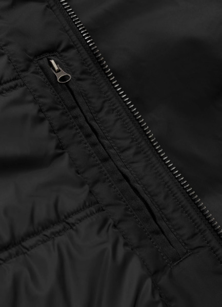 Kurtka przejściowa bejsbolówka PIT BULL "DETROIT" - czarny