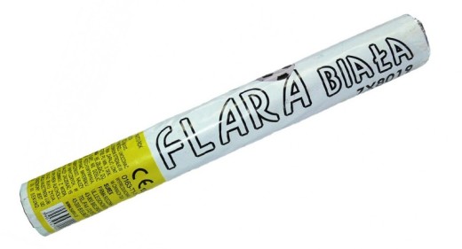 Flara stadionowa - biała