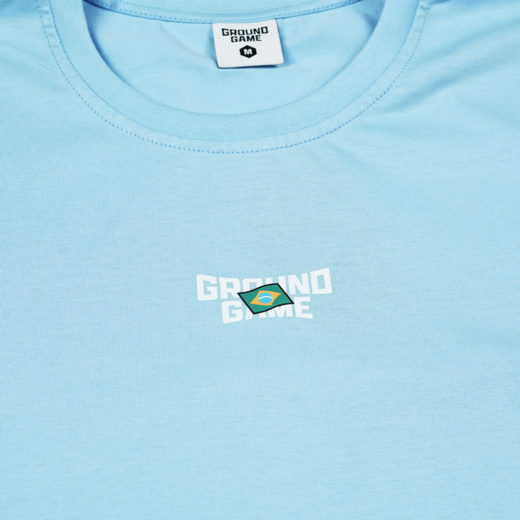 Koszulka T-shirt Oversize Ground Game "Favela" - niebieski