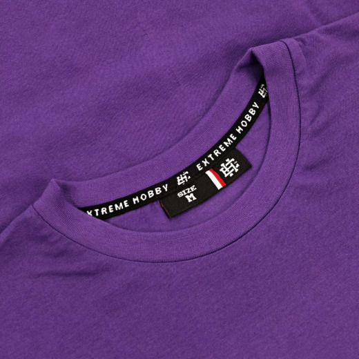Koszulka T-shirt męski Extreme Hobby "BULLTERIER" - fioletowy