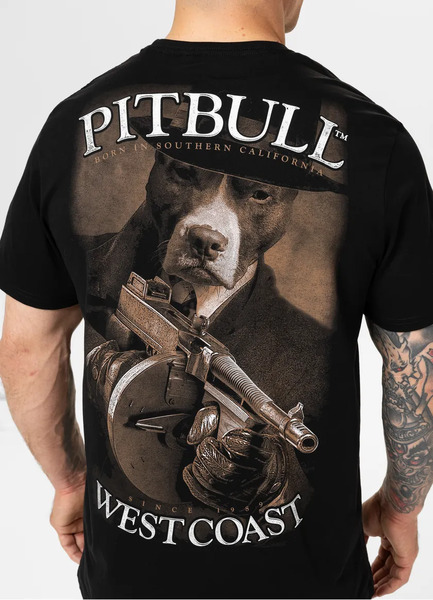 PIT BULL &quot;TOMMY GUN&quot; Men&#39;s T-Shirt - Black